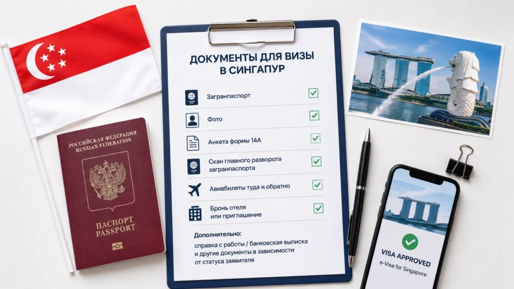 документы для сингапурской визы